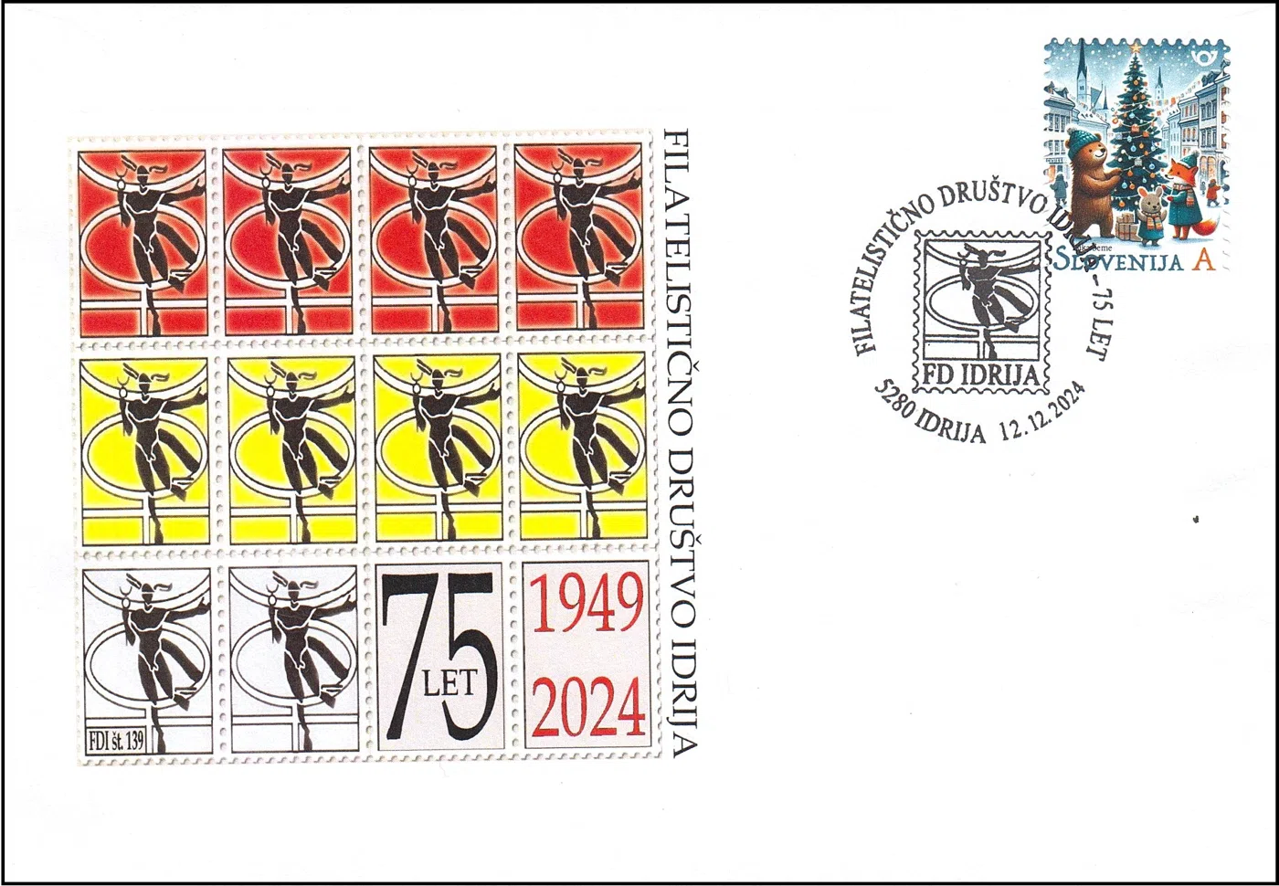 75 LET FILATELISTIČNO DRUŠTVO IDRIJA